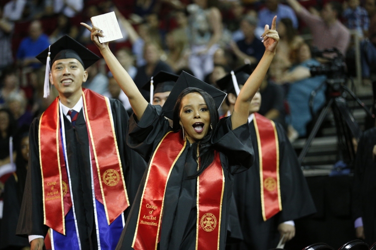 Students celebrate at Convocation 2017