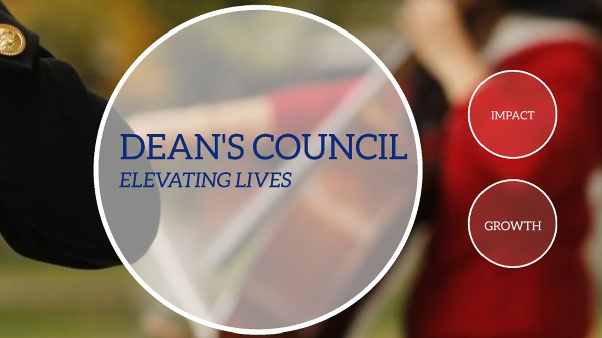 Dean's Council - Elevating Lives: Impact, Growth